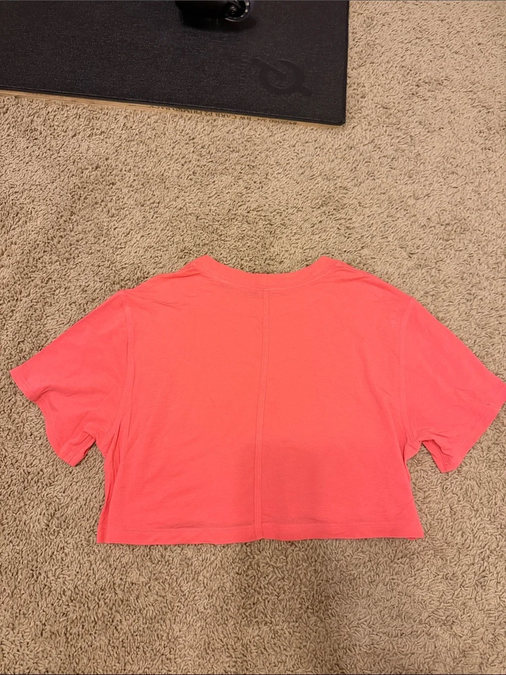 lululemon athletica Cropped Tee in Coral